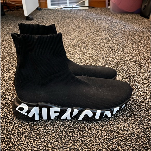 Balenciaga black sock sneakers - Picture 2 of 4